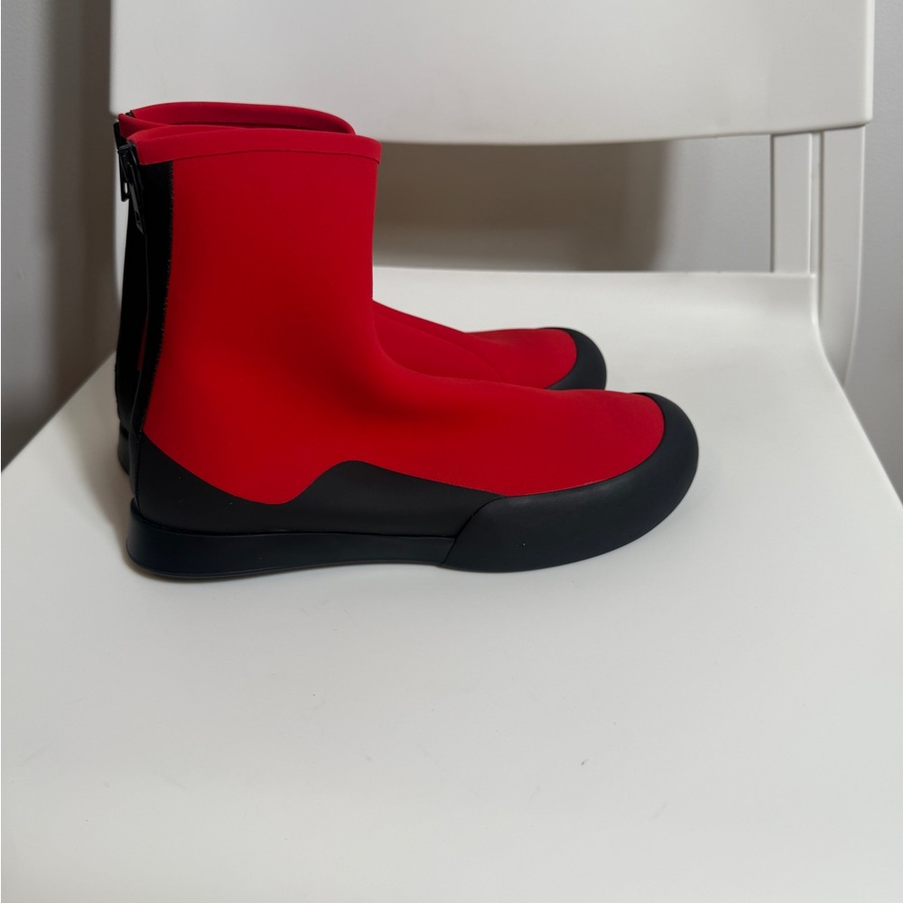 The Row TR Rubber-trimmed scuba ankle boot size 37.5